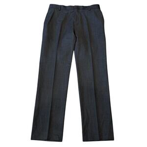 Banana Republic Men's Tailored Slim Fit Trousers Dark Charcoal Size 33x32